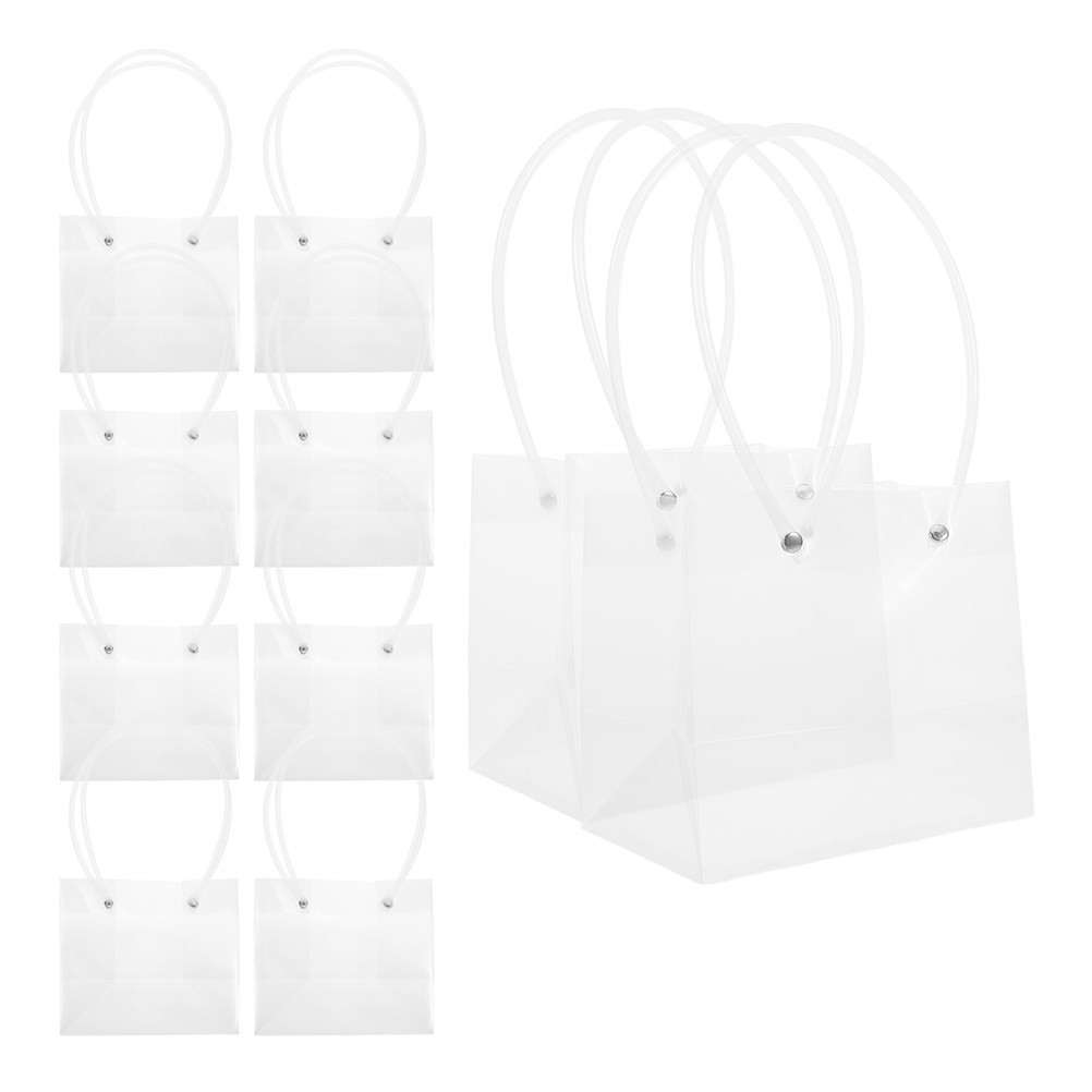 Florist Supply Shop - 16Pcs Floral Gift Bags Transparent Plastic