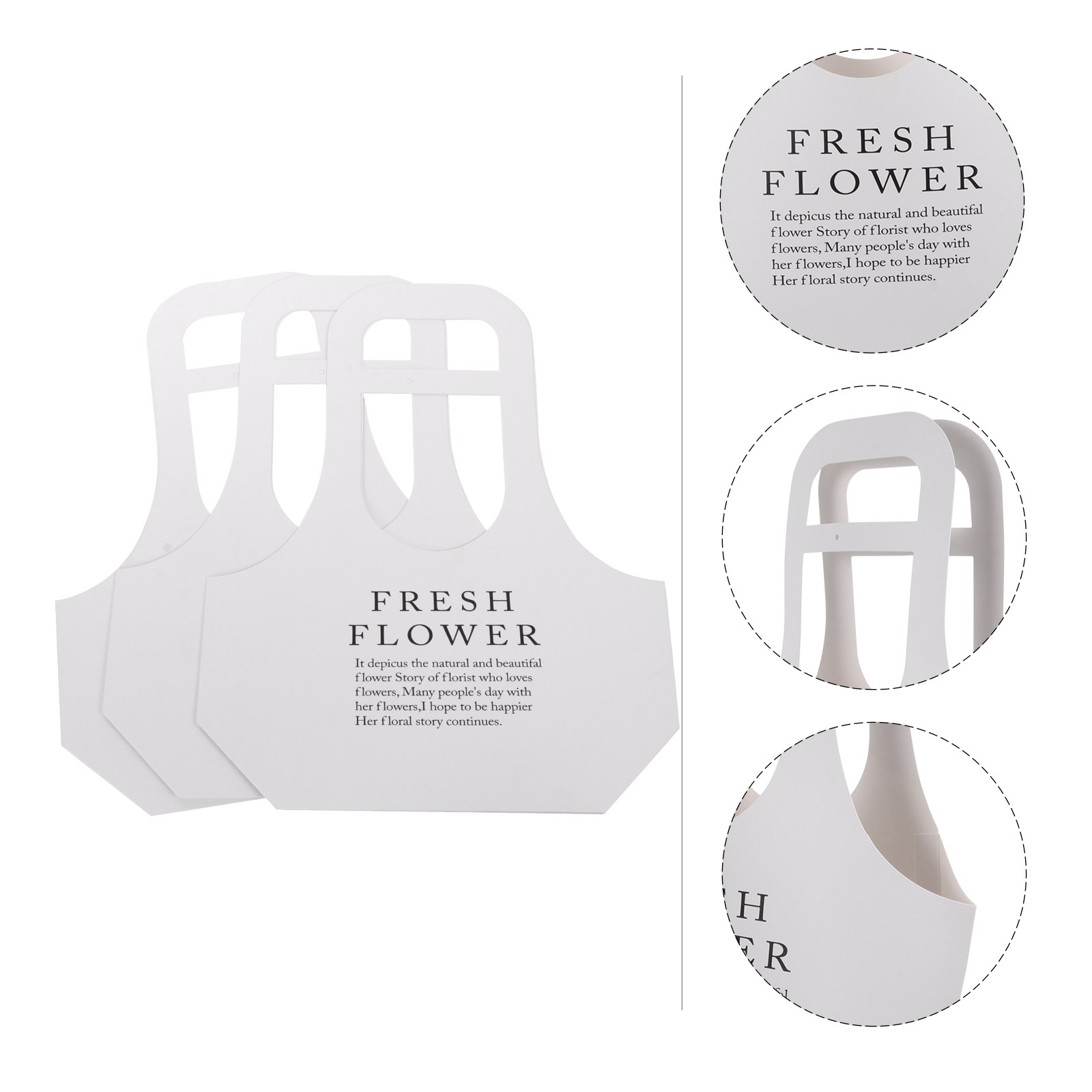 3Pcs Premium Delicate Flower P - Flower Wrap Kraft recension och pris
