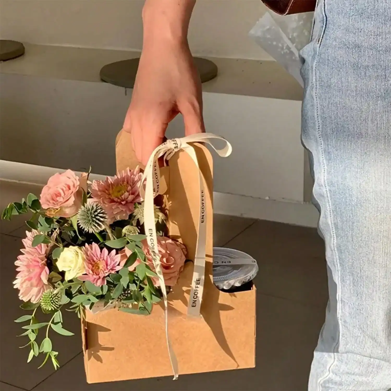 Kraft Paper Flower Bouquet Gif - Flower Wrap Kraft recension och pris