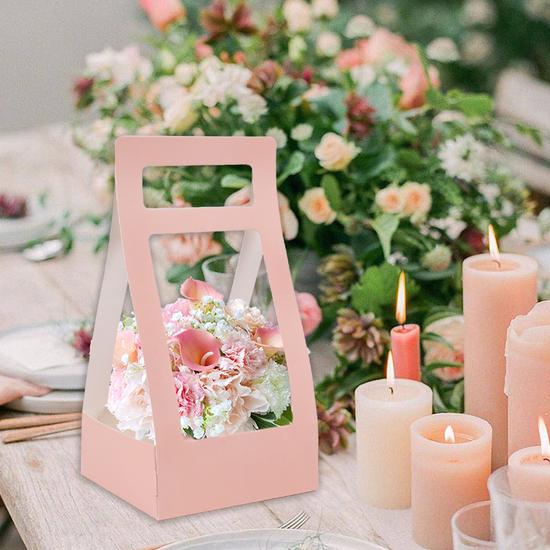 3/5Pcs Handheld Flower Box Kra - Flower Wrap Kraft recension och pris