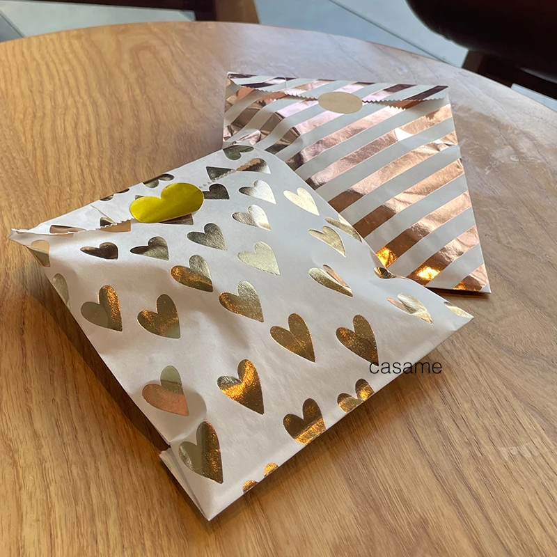 25pcs Kraft Paper Bags Candy B - Flower Wrap Kraft recension och pris