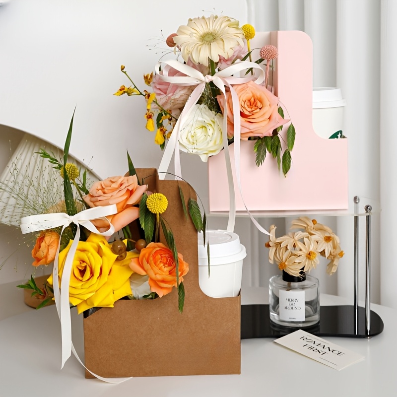 12pcs Pink Kraft Flower Gift B - Flower Wrap Kraft recension och pris