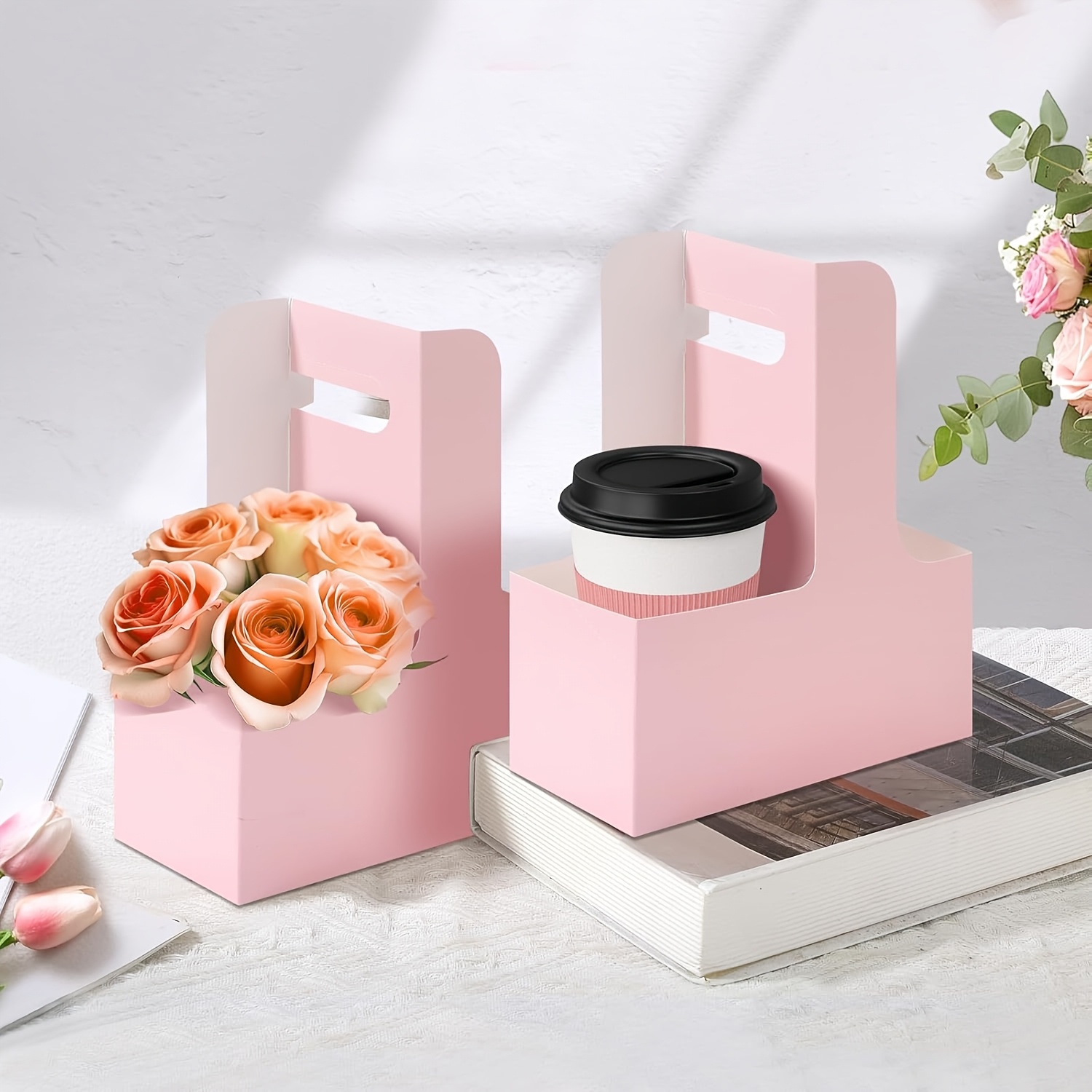 12pcs Pink Kraft Flower Gift B - Flower Wrap Kraft recension och pris