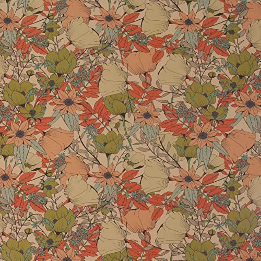 Kraft Floral Wrappg Paper Roll - Flower Wrap Kraft recension och pris