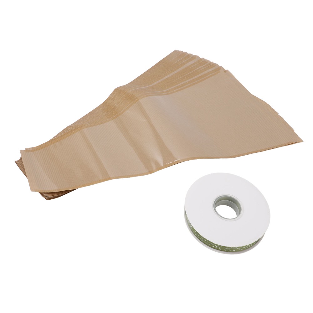 50Pcs Light coffee Flower Wrap - Flower Wrap Kraft recension och pris