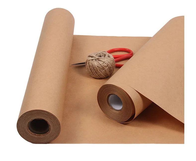 5/10m Brown Kraft Paper Roll,  - Flower Wrap Kraft recension och pris